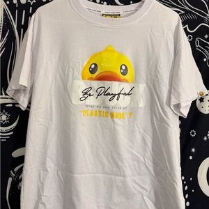 B.DUCK Hong Kong - “Be Playful” Rubber Duck Graphic T-Shirt💛